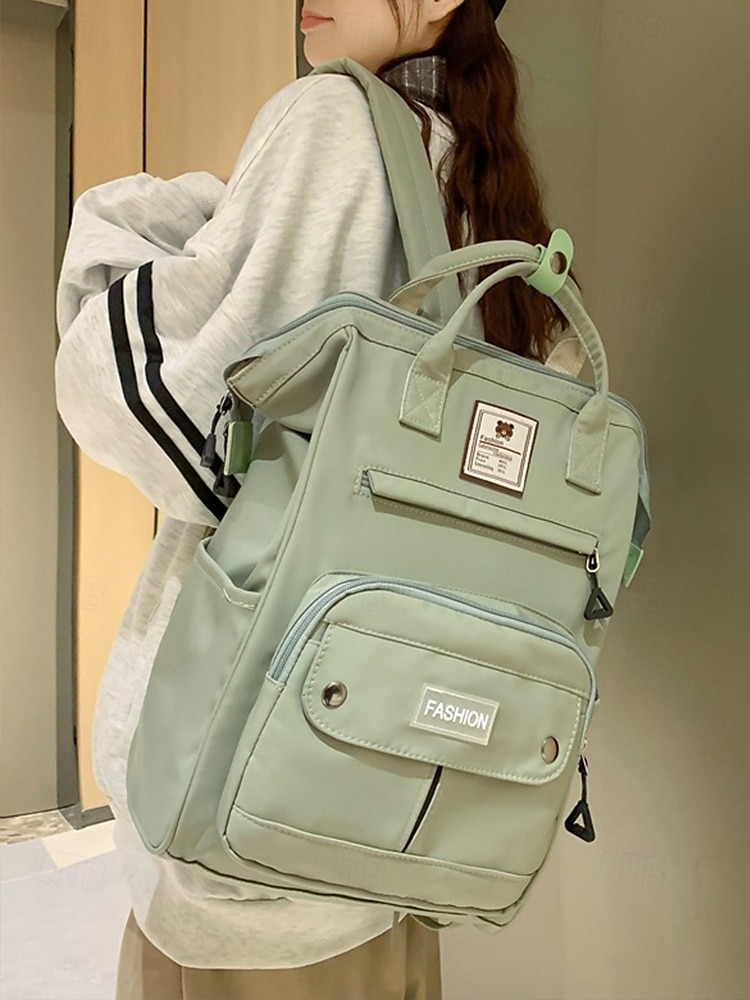 Sac à dos multi-poches en nylon pour femme – Sac de voyage léger et de grande capacité, idéal pour l'école et le quotidien, idéal pour les adolescentes et les filles de 2025 ? $24.99 –P2