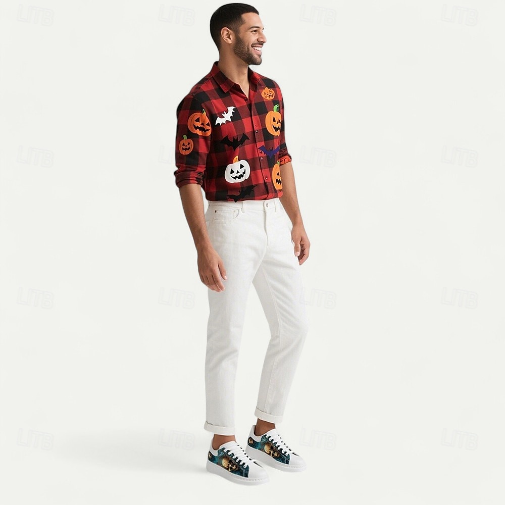 Pánské bílé tenisky se vzorem lebky a pavučiny pro gothic módu, rockové koncerty a streetwear looky 2025 - $54.99 –P5
