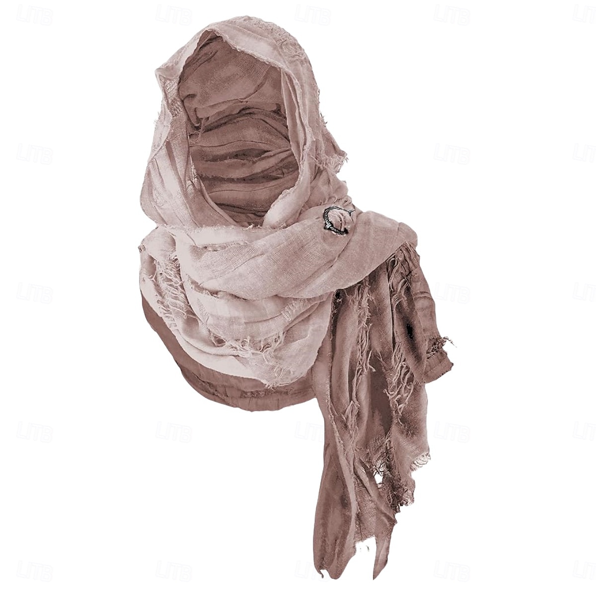 Retro / vintage Medieval Renascentist eșarfă Capișon Șaluri Viching Ranger ripped Costume de fancy Bărbați Pentru femei Unisex Viching Halloween Carnaval Petrecere Performanță LARP Adulți Șal 2026 - $26.99 –P11