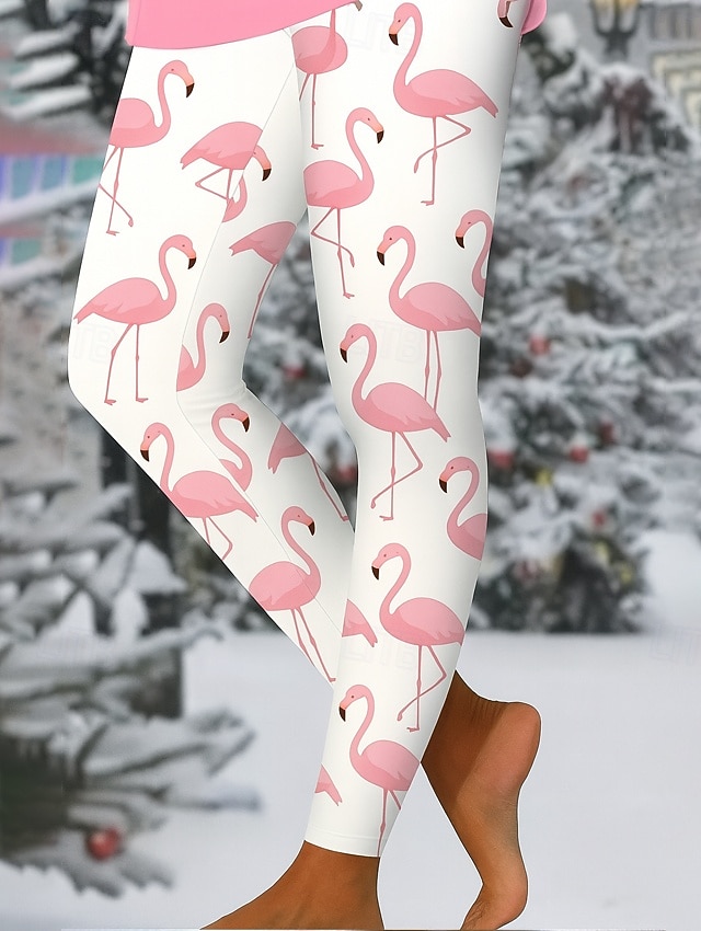 نسائي طماق العطلة عتيق النمط العرقي Ankle-length خصر عالي الرسم حيوان طباعة ثلاثية الأبعاد سريع جاف التنفس إمكانية ناعم قابل للبسط مناسب للبس اليومي المنزل الأماكن المفتوحة وردي فاتح أصفر وردي بلاشيهغ 2026 - $21.99 –P2