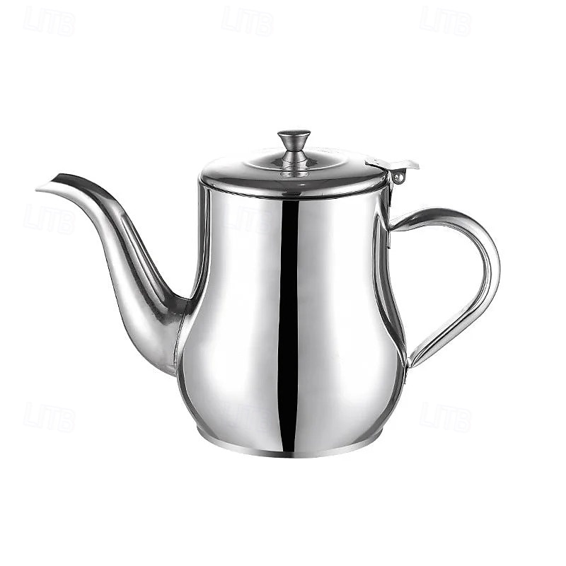 Oliatore in acciaio inox, filtro per olio denso, dispenser per salsa di soia a prova di perdite con filtro a rete, contenitore per condimenti multiuso per cucina domestica, brocca riutilizzabile per del 2025 a $15.99 –P4