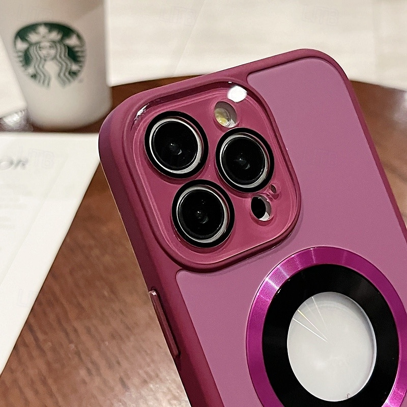 puhelin Etui Käyttötarkoitus iPhone 16 iPhone 16 Plus iPhone 16 Pro iPhone 16 Pro Max iPhone 15 iPhone 15 Pro Max Takakuori Magneetti Tukee langatonta latausta Iskunkestävä Retro 2025 - $13.99 –P5