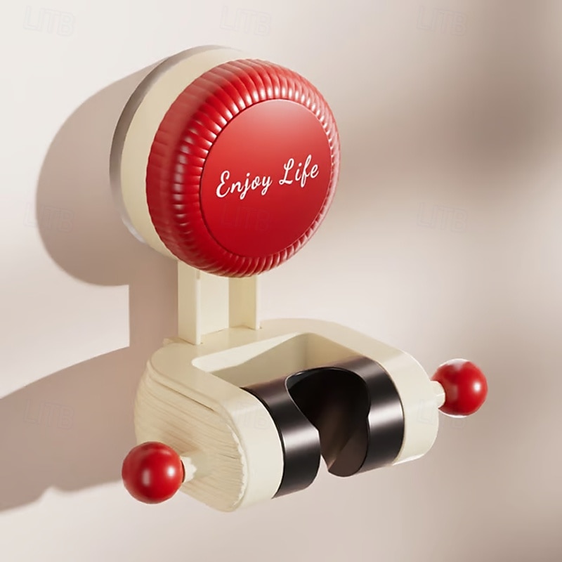 3 stk. justerbar sugekoppdusjholder, borefritt roterbart dusjhodefeste, avtakbart veggmontert dusjstativ for badet &barn 2025 - $11.99 –P1