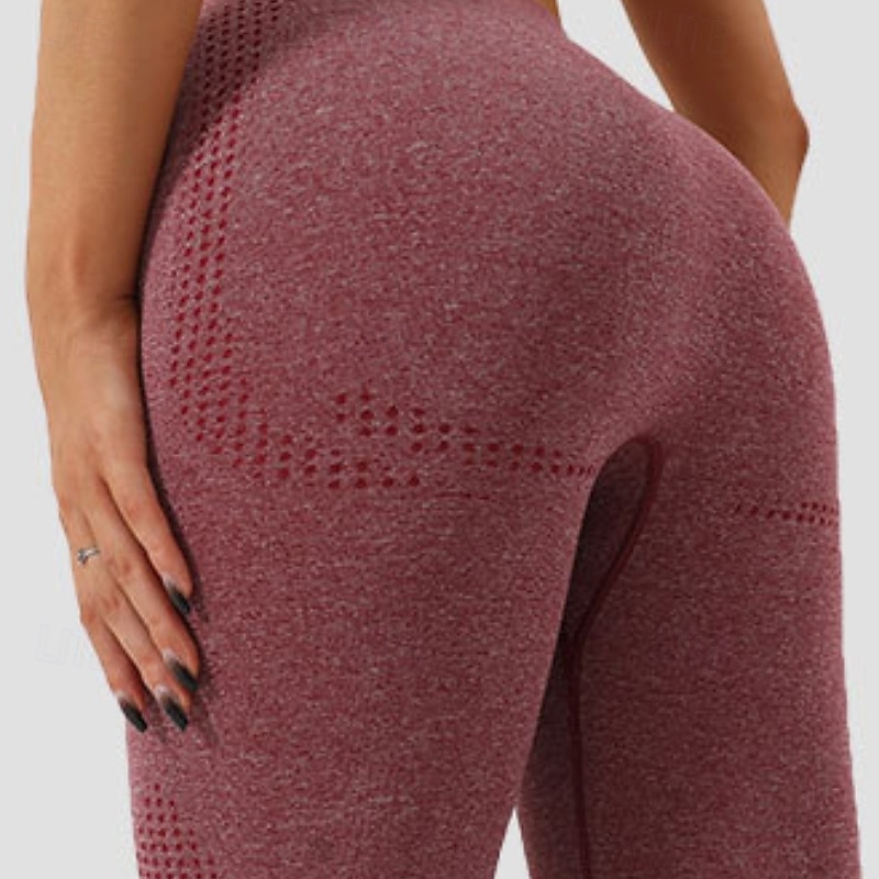 Damskie 2 elementy Dres do jogi Stroje do salonu Biustonosz sportowy, legginsy bezszwowe Jednokolorowe Zestawy odzież Lato Ciemnoszary Błękit jeziora Trening w siłowni Wysoka talia Elastyczny 2025 - $30.99 –P5