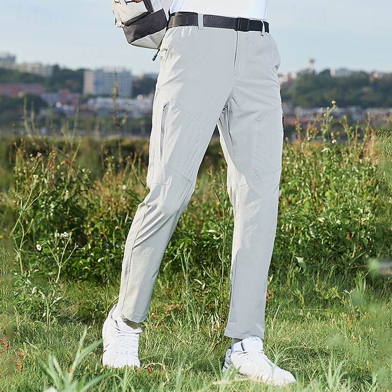 Miesten Reisitaskuhousut Vaellushousut Sadehousut retkeilyyn Fleece-housut Talvi Ulko- Normaali Vedenkestävä Tuulenkestävä Nopea kuivuminen Alaosat Tasku Musta Tumman harmaa Retkeily ja vaellus Juoksu 2025 - $45.99 –P5