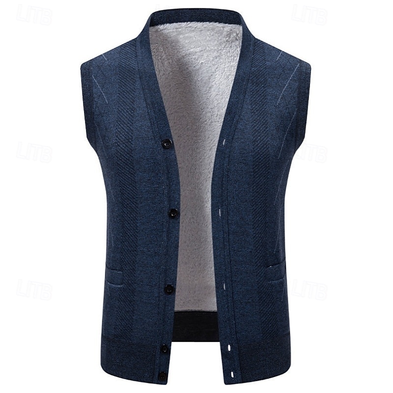 Ανδρικά Πουλόβερ Φόρεμα πουλόβερ Πουλόβερ ζακέτα Πουλόβερ με φερμουάρ Πλεκτό πουλόβερ Κοτλέ Πλέκω Κανονικά μπλουζάκια Πλεκτό Κοτλέ Σκέτο Ζιβάγκο Μοντέρνα Σάλια Επίσημο Επιχείρηση Ρούχα 2026 - $26.99 –P6