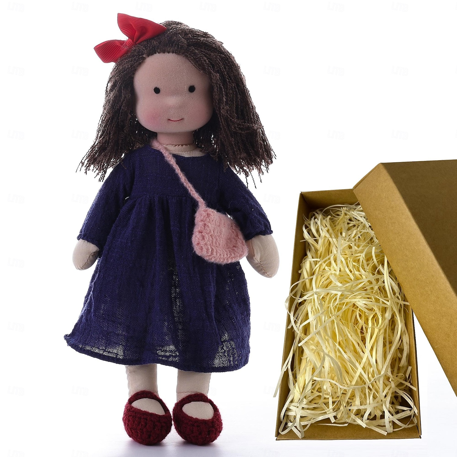 coton waldorf poupée poupée artiste fait à la main festival pouce boîte-cadeau de 2025 ? $46.99 –P13