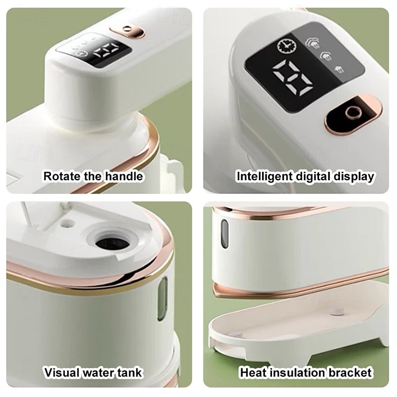 Handheld Hanging Ironing Machine Folding Three-speed Digital Display Steam Ironing Machine for Household Small Portable Travel Iron 2025 - $47.99 –P13