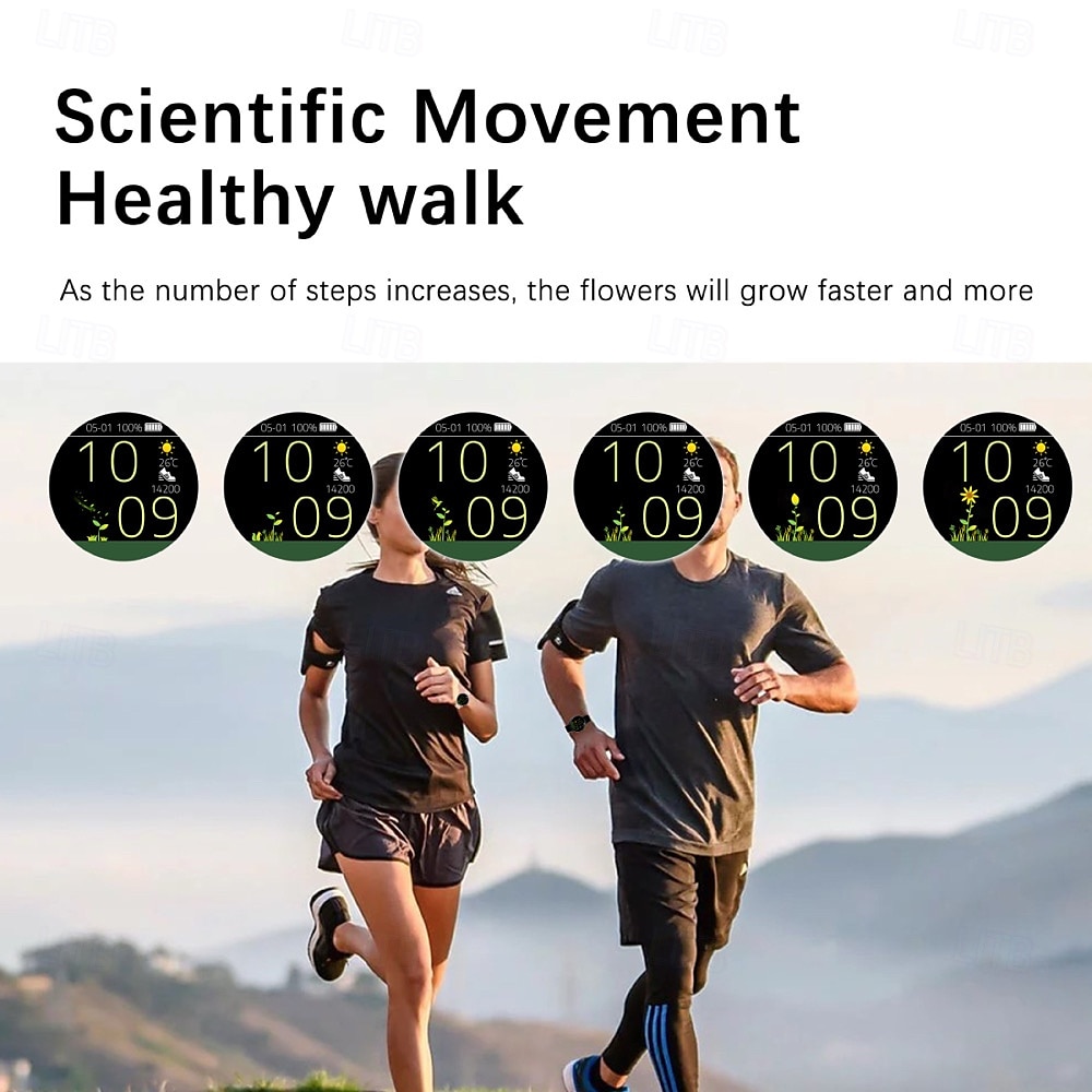 V15Z Orologio intelligente 1.39 pollice Orologio da Corsa Fitness Smartwatch Bluetooth Contapassi Promemoria chiamata Localizzatore di attività Compatibile con Android iOS Da uomo Standby lungo del 2025 a $31.99 –P4