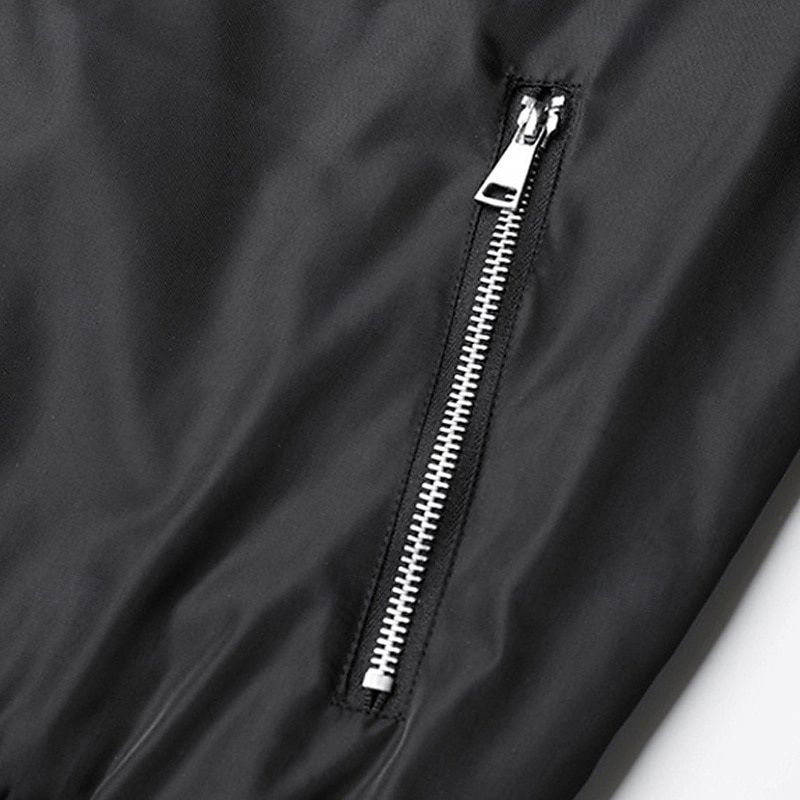 Per uomo Giacca Leggera Giubbotto bomber Giacca Casual Vacanza Quotidiano Tasca Primavera Autunno Semplice Moda Classico Collo alla coreana Regolare Nero Verde militare Giacca del 2025 a $39.99 –P6