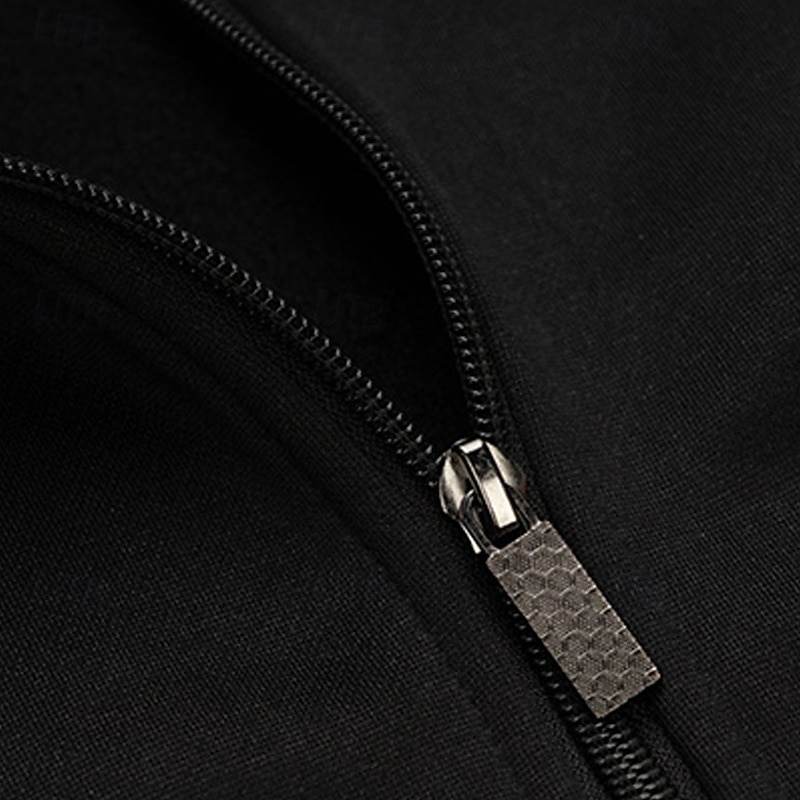 Per uomo Giacca in Pile Giacca Casual Vacanza Quotidiano Traspirabilità Tasca Primavera Autunno Semplice Moda Classico Collo alla coreana Regolare Nero Cachi Verde militare Grigio Giacca del 2025 a $29.99 –P7