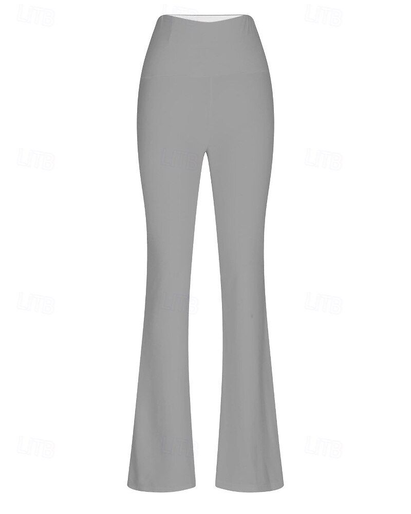 Per donna Gamba larga Pantaloni Eleganti Streetwear Casual Lunghezza intera Naturale Semplice Elastico in vita Confortevole Streetwear Ferie Abbigliamento quotidiano Magenta Grigio Nero Bianco Autunno del 2025 a $17.99 –P7