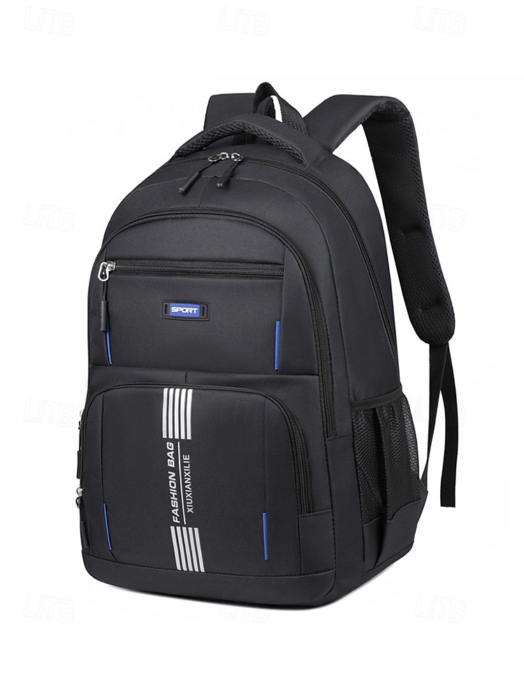 Férfi vízálló és karcálló laptop hátizsák - tartós, nagy kapacitású iskolai és munkahelyi táska diákoknak, szakembereknek és utazóknak 2025 - $24.99 –P5