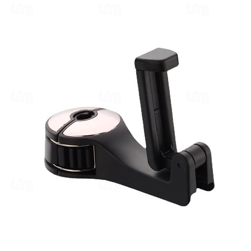 2 soportes para reposacabezas de coche, gancho multifunción para asiento trasero, organizador con bloqueo para teléfono, soporte para colgar bolsas, comestibles, bolsos, abrigos y accesorios. 2025 - $6.49 –P9