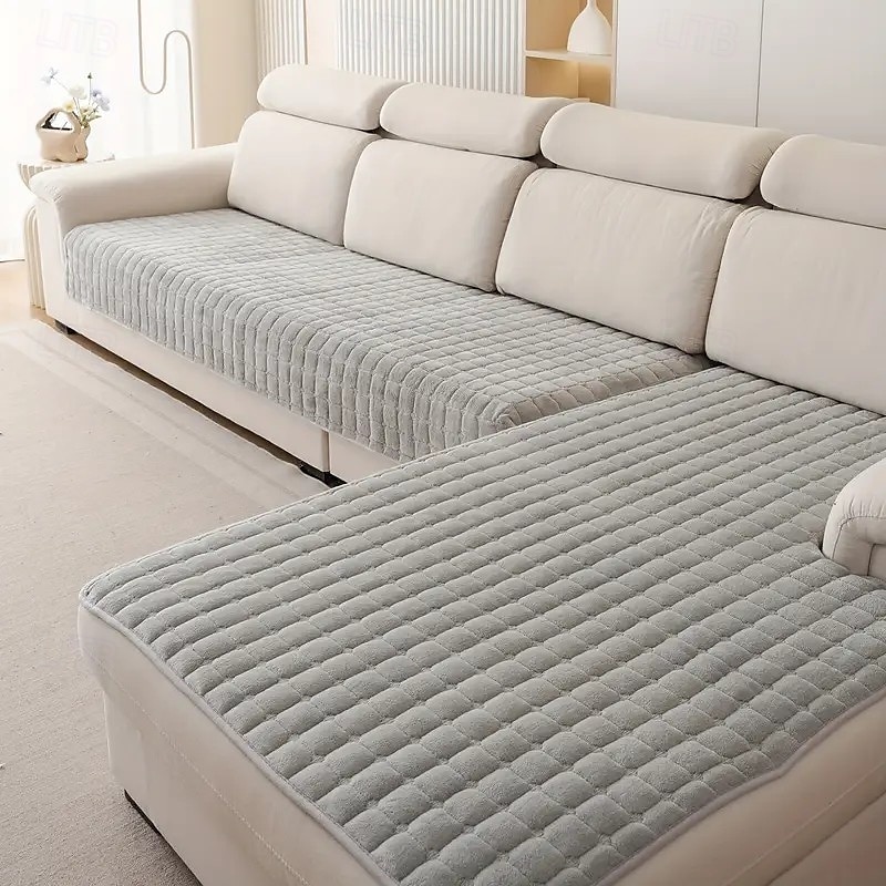 Capas de sofá de flanela acolchoada, protetores de móveis macios e duráveis, adequados para todas as estações, adequados para cães e gatos, laváveis à máquina, adequados para quarto, sala de estar, de 2025 por $30.99 –P6