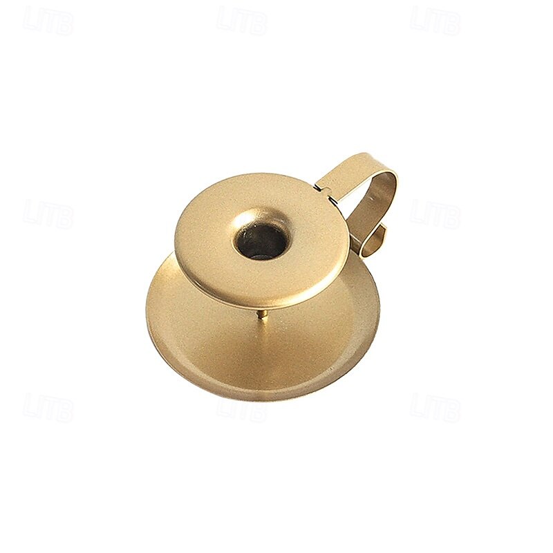 Portacandele conico in ferro battuto, stile vintage, nero, in metallo, stile retrò, per aromaterapia, centrotavola per matrimoni, atmosfera romantica. del 2025 a $7.99 –P5