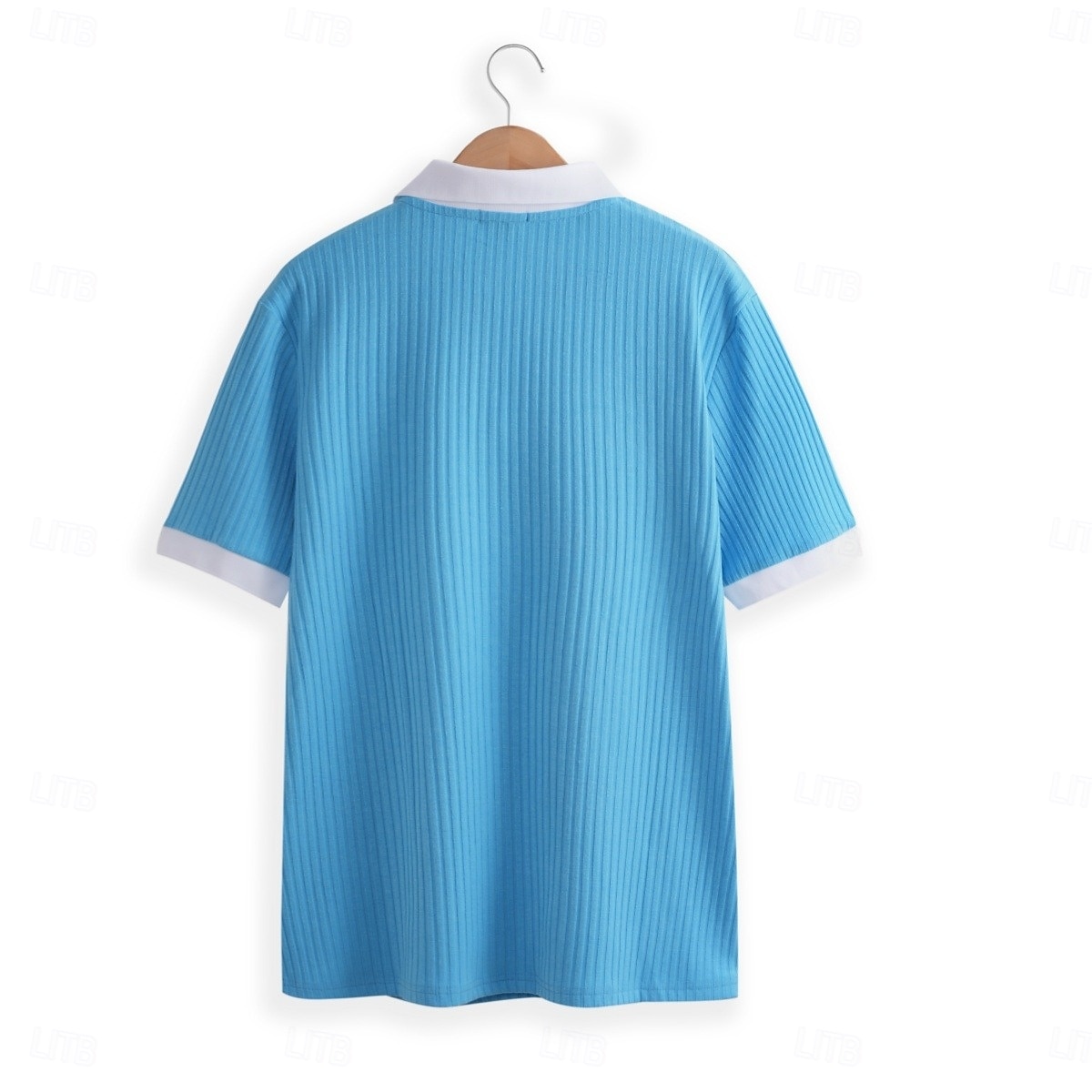 Herren Golf Poloshirts Urlaub Arbeit Revers Viertelreißverschluss Kurzarm Basic Modern Farbblock Knöpfe Gestrickt Sommer Frühling Frühling & Sommer Weiß Blau Grün Grau Golf Poloshirts 2025 - $23.99 –P2