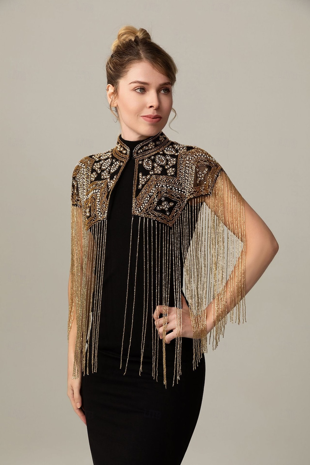 Retro Vintage Goldene Zwanziger 1920er Umhang Schals Der große Gatsby Flapper-Mädchen Pailletten Fransen Damen Weihnachten Halloween Karneval Hochzeit Abendgesellschaft Maskerade Erwachsene 2025 - $63.99 –P2