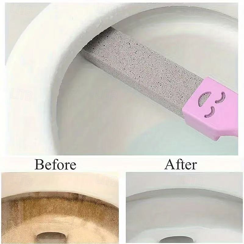 Set di 5 spazzole in pietra pomice con manico, detergente per il bagno per rimuovere calcare, ruggine e macchie da lavandino, piastrelle, vasca da bagno - strumenti per la pulizia con manico del 2025 a $12.99 –P7