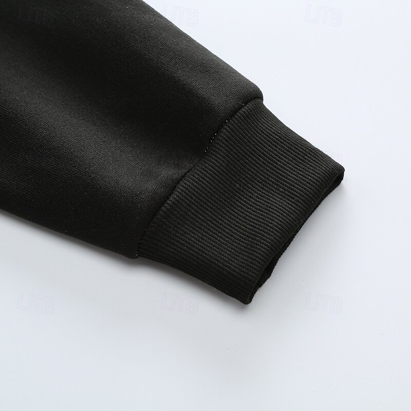 Pánské Kapuce Černá Šedá Kapuce Bez vzoru Šňůrky Sporty a outdoor Denní Dovolená Polyester Šik ven Základní Na běžné nošení Jaro Podzim Oblečení Mikiny s kapucí Mikiny 2025 - $18.99 –P7