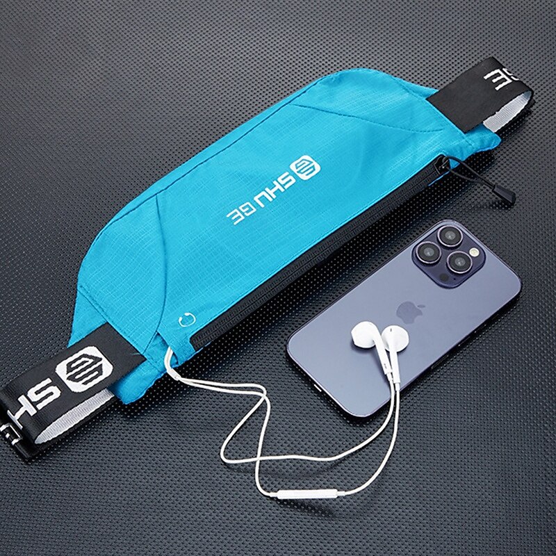 Bolsa de cintura Riñonera para correr Riñonera deportiva para Maratón Correr Corriendo Bolsas de Deporte Ligero Antirrobo Resistente al Agua Con compartimentos Nailon Hombre Mujer Bolsa para correr 2025 - $11.49 –P10