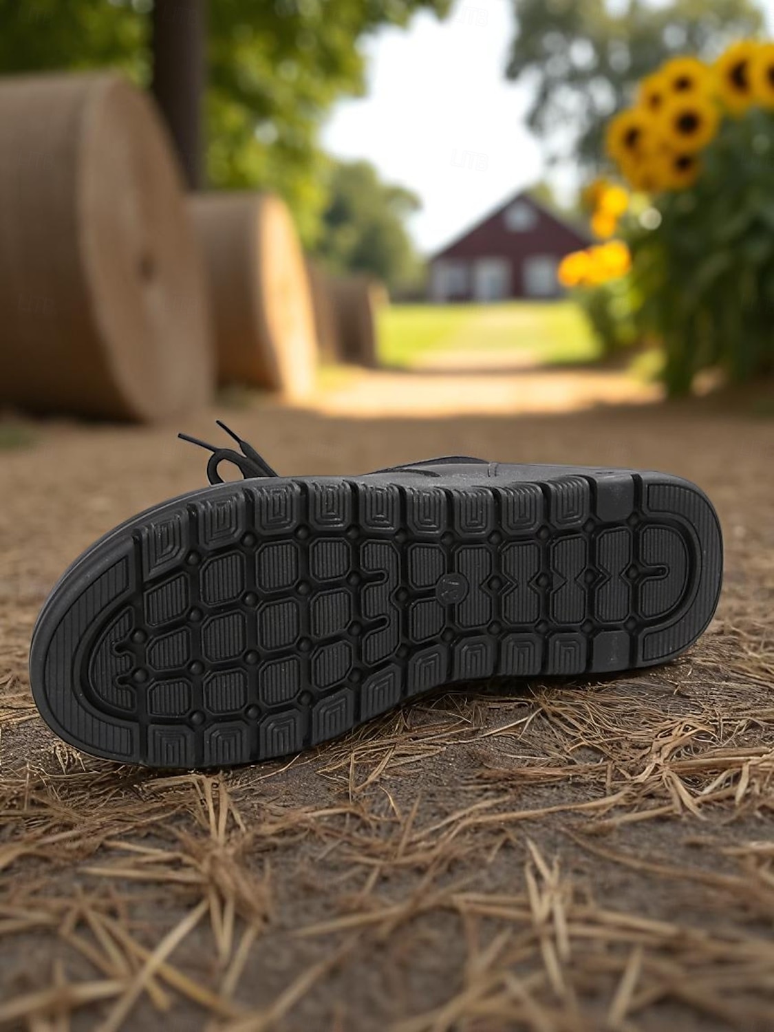 Bottines à lacets pour femmes avec col côtelé – des chaussures d'extérieur élégantes pour les visites à la ferme, les champs de tournesols et les promenades d'automne de 2025 ? $26.99 –P3