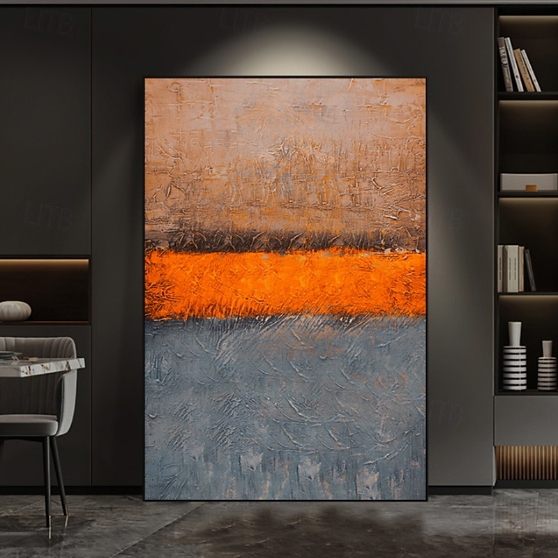 Peinture à l'huile faite à la main sur toile, décoration murale abstraite moderne pour la décoration intérieure, peinture roulée sans cadre, non tendue de 2025 ? $92.99 –P8