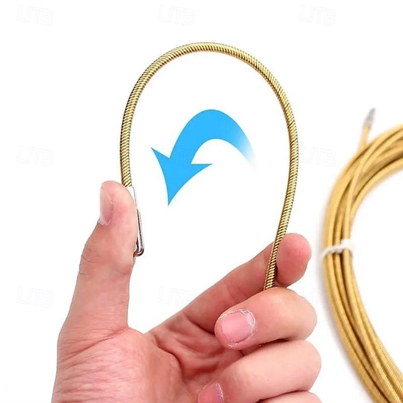 Dispositif universel d'enfilage de fil, outil d'extraction de câble d'électricien, enfileur de fil pour conduits et canaux muraux, guide-fil en acier durable pour l'installation de câbles électriques de 2025 ? $12.99 –P3