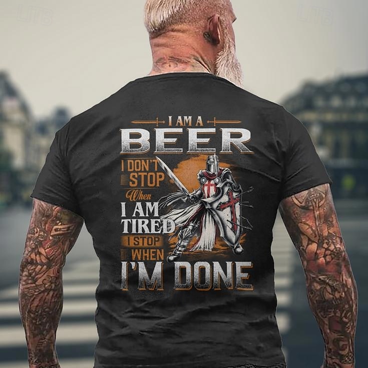 Oktoberfest Øl T-skjorte Bayersk München Tysk Graphic Til Herre Voksne Karneval Oktoberfest øl Varmstempling Fest Fritid / hverdag 2025 - $17.49 –P5