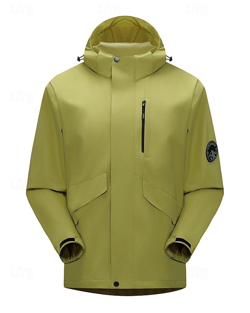 Hombre Cortavientos Chaqueta Chaqueta para senderismo Chaqueta rígida Al aire libre Impermeable Resistente al Viento Trajes de senderismo Ropa de senderismo Primavera Otoño Camiseta Camping 2025 - $28.99 –P7