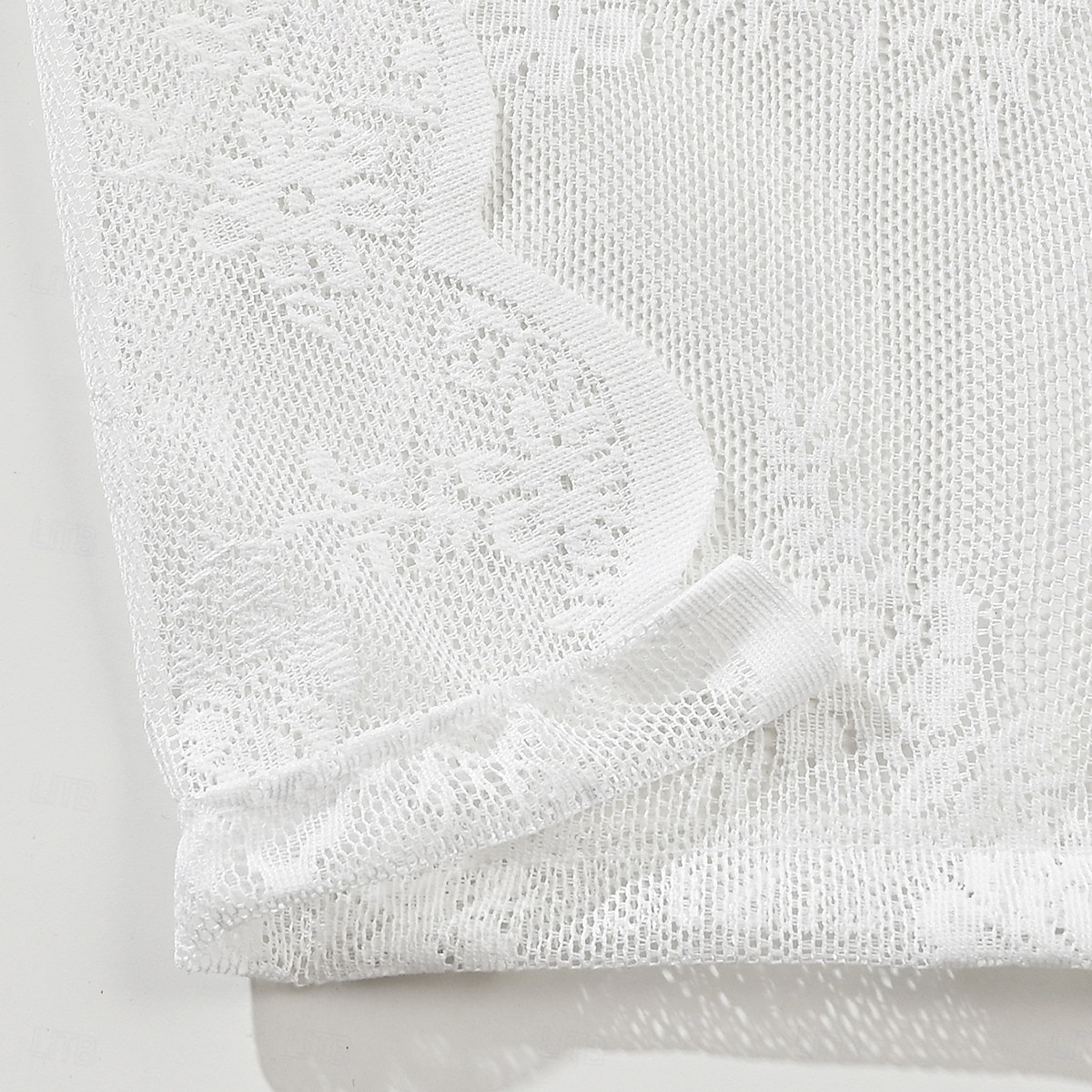 krótka, koronkowa zasłona do kawiarni, półprzezroczysty panel zaciemniający, półprzezroczysta zasłona zapewniająca prywatność w łazience, salonie lub w kawiarni 2026 - $9.49 –P4