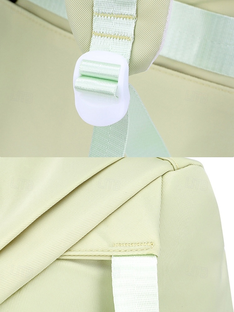 תרמיל גב קל משקל ועמיד למים לילדה עם כיס קדמי שקוף וסיכת ארנב חמודה - תיק נסיעות חמוד לבית הספר, לקולג' ולטיולי סוף שבוע 2026 - $46.99 –P9