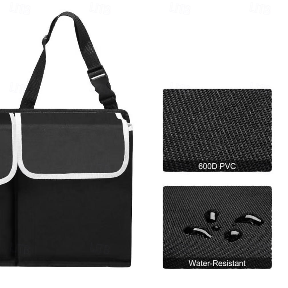 Car Trunk Organizer Large Capacity with Multi-Pockets, Universal Backseat Storage Bag Made of Durable 600D Oxford Fabric for SUV, Truck, Car Accessories 2025 - $13.49 –P4