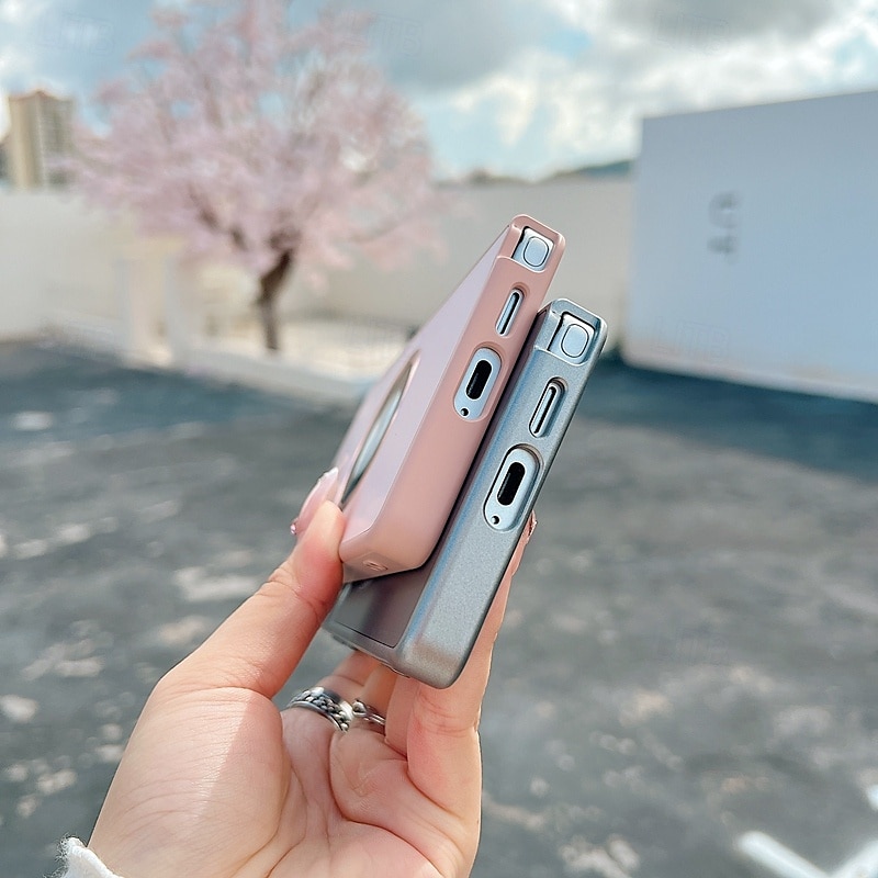 телефон Кейс для Назначение SSamsung Galaxy S25 S25 Edge S24 Ultra Plus A16 A55 5G A15 Кейс на заднюю панель Магнитный Поддержка беспроводной зарядки Защита от удара Ретро 2025 - $11.99 –P1
