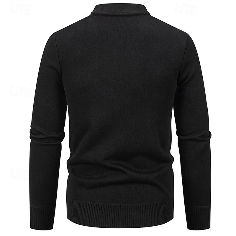Voor heren Vest Trui Vest Bijgesneden vest trui Bijgesneden trui Geribd breien Normale tops Dichtknopen Gebreid Effen / effen kleur V-hals Stijlvol Casual Alledaagse kleding Uitgaan Kleding Herfst 2026 - $26.99 –P12