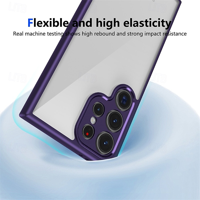 Phone Case For Samsung Galaxy S25 Plus S25 Ultra S24 Ultra Plus S24 FE S23 Ultra Plus A55 A35 A25 A15 5G Back Cover Translucent Shockproof PC 2025 - $11.99 –P1
