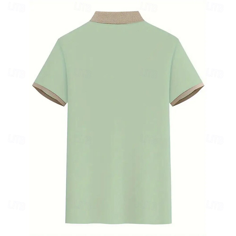 Halloween Per uomo Mostro Polo Manica Corta Magliette polo Camicie con Colletto Casual Orrore Scuro Athleisure Abito da festa Bottoni Estate Nero Rosa Blu marino del 2025 a $20.99 –P6