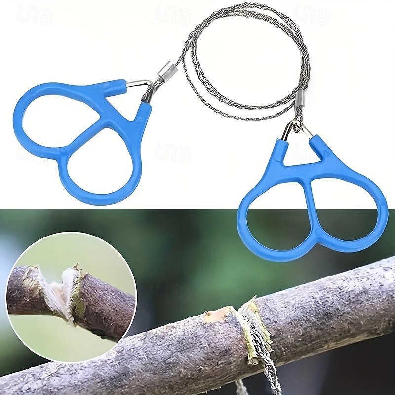 1 mini tronçonneuse de poche - scie à fil de survie portable pour le camping en plein air, la chasse, le jardinage, les situations d'urgence - conception compacte, légère, durable, facile à utiliser de 2025 ? $7.99 –P7