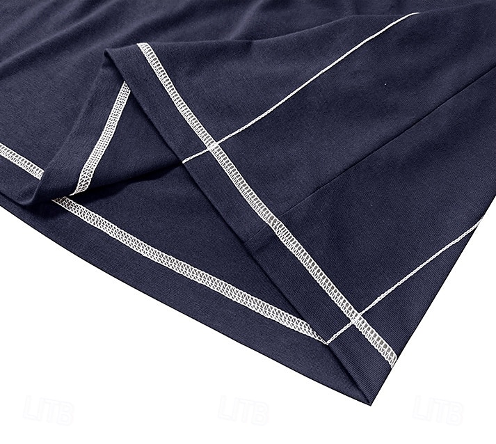 Men's T Shirt Henley Shirt Henley Top Long Sleeve Solid Color Vintage Casual Contrast Stitching Henley Outdoor Causal Casual Spring Fall Spring &  Fall Black White Gray Henley T-Shirt 2025 - $22.99 –P11