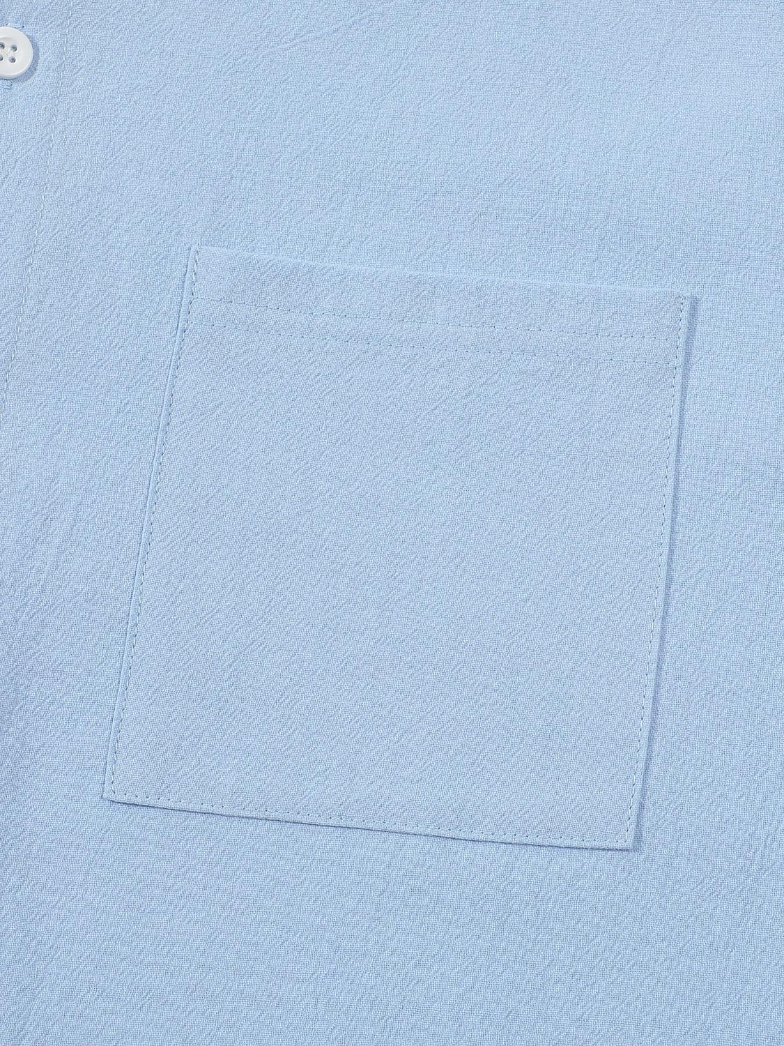 Per uomo Camicia Camicia di lino Camicia Estiva Abbigliamento da spiaggia Camicia con Bottoni Semplice Vacanza Quotidiano Nero Bianco Giallo Blu marino Manica Lunga Colletto alla coreana Estate del 2025 a $23.99 –P9