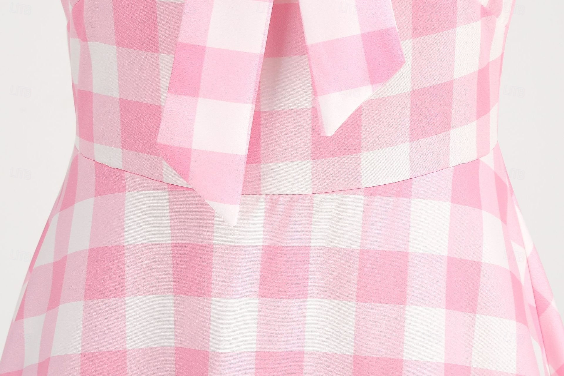 Retro 50. léta Rockabilly Ke kolenům Šaty Houpací šaty Flare šaty Kostkovaný Vzor gingham Puntíkované Dámské Karneval Plesová maškaráda Dovolená Na den Retro tematická párty Dospělí Šaty Jaro léto 2025 - $24.99 –P4