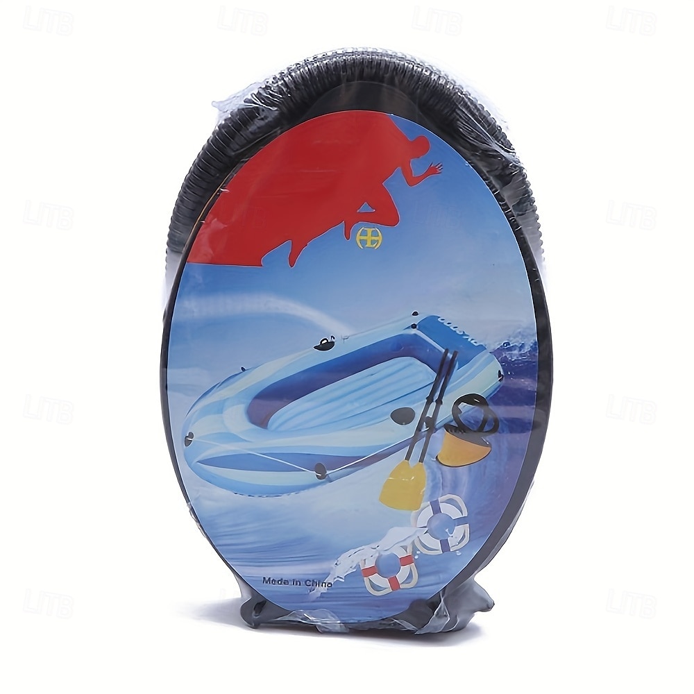 Bomba de pie portátil para inflables: bomba de aire compacta de plástico ABS para pelotas de playa y anillos de natación. &globos negros 2025 - $15.49 –P1