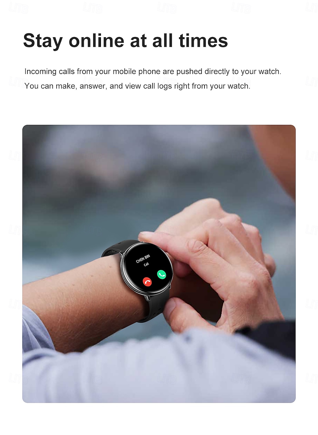 HD21 Montre intelligente 1.43 pouce Smartwatch Montre Connectée Bluetooth Minuterie Rappel d'appel Moniteur de Fréquence Cardiaque Rappel sédentaire Trouver mon Appareil Compatible avec Android iOS de 2025 ? $52.99 –P15