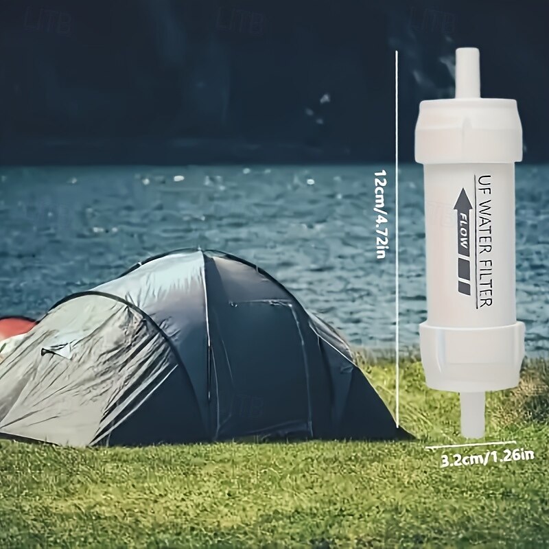 Filtro per acqua portatile da sopravvivenza all'aperto, per campeggio, escursionismo e purificazione della natura selvaggia, 1 pezzo del 2025 a $25.99 –P7