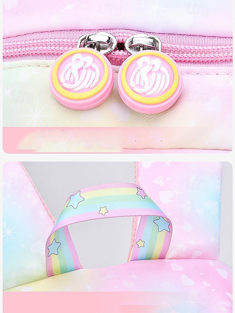 Zaino scolastico pastello arcobaleno per ragazze preadolescenti borsa per libri leggera di grande capacità con multi tasche per viaggi quotidiani a scuola elementare del 2026 a $32.99 –P6