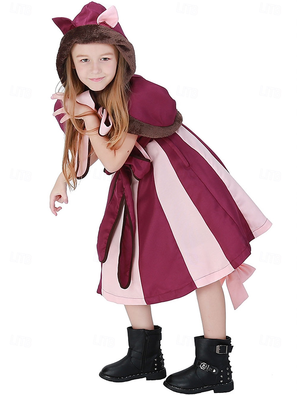 Alice nel paese delle meraviglie Fiaba Gatto del Cheshire Vestito Costume Personaggi dei libri di fiabe Carino Cosplay di film for Ragazze Bambini Halloween Carnevale Giornata mondiale del libro del 2025 a $46.99 –P8