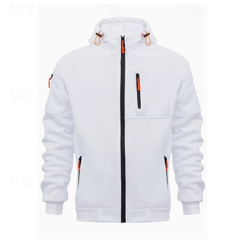 Homme Sweat à capuche Sweat à capuche zippé intégral Noir Blanche Vin bleu marine Bleu Roi À capuche Uni Zip Up Avec Poches Sport & Loisir Quotidien Fête Polyester Streetwear Basique Occasionnel de 2025 ? $21.99 –P3