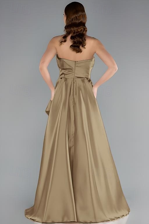 tan prom dresses Brown Glitter Off-the-shoulder High Slit Dress and comfortable in this elegant design Prom Dress Long, Prom Dresses