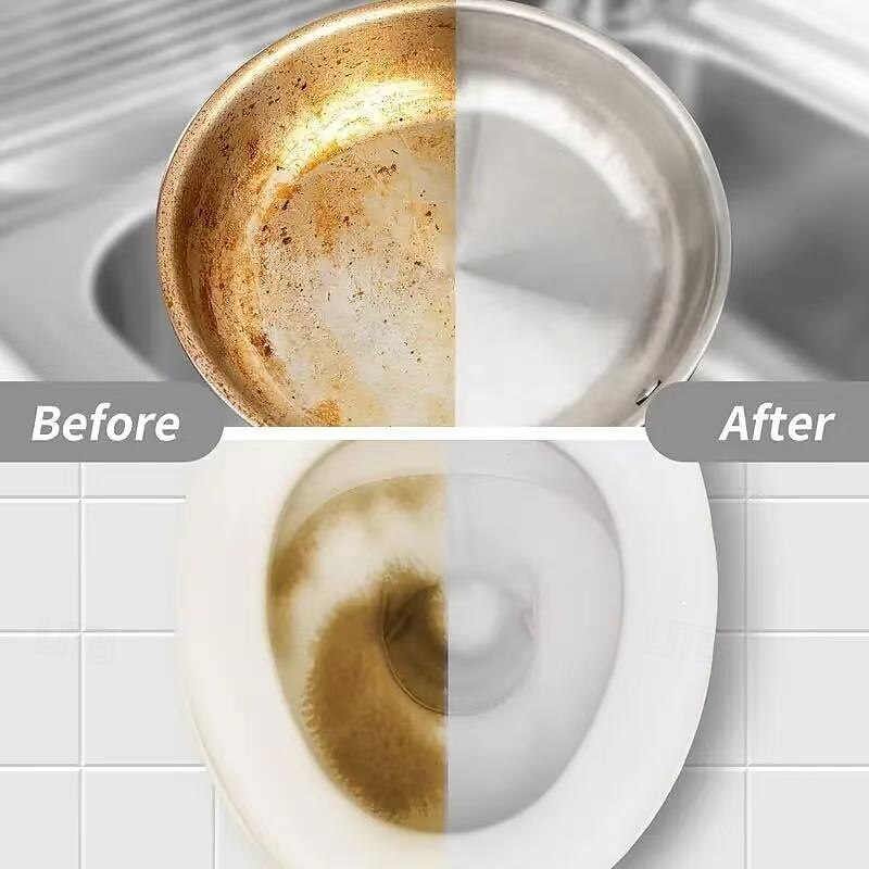 Set di 5 spazzole in pietra pomice con manico, detergente per il bagno per rimuovere calcare, ruggine e macchie da lavandino, piastrelle, vasca da bagno - strumenti per la pulizia con manico del 2025 a $12.99 –P5
