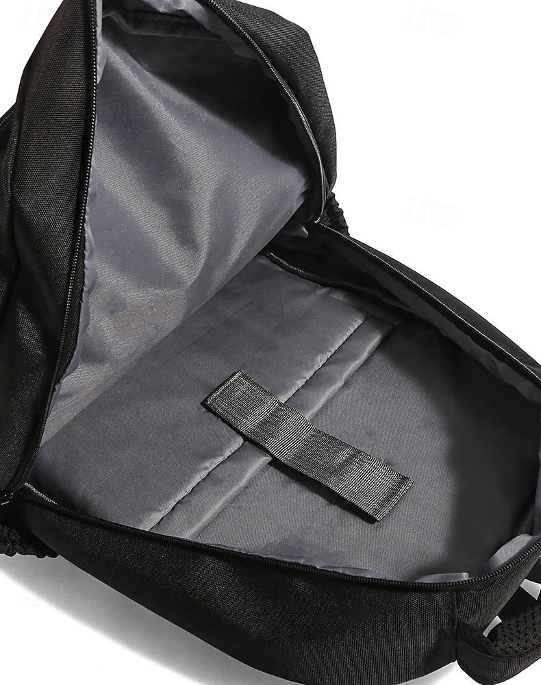 minimalistisk svart laptopryggsäck för män – lätt och vattentät skol- och arbetsväska med förvaring i flera fack 2025 - $34.99 –P1